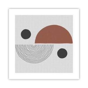 Póster - La perfección del círculo - 40x40 cm