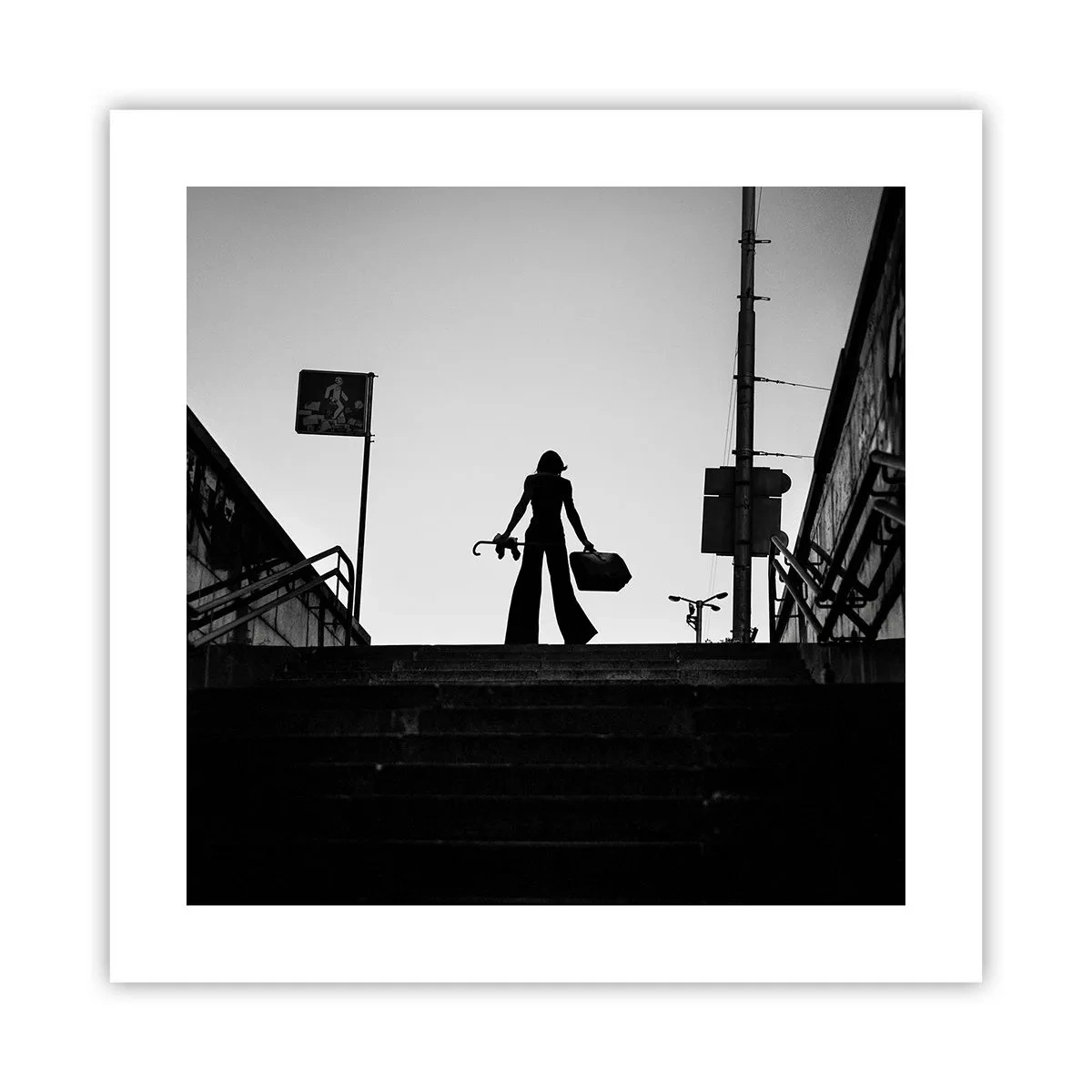 Póster - Paseo urbano - 40x40 cm