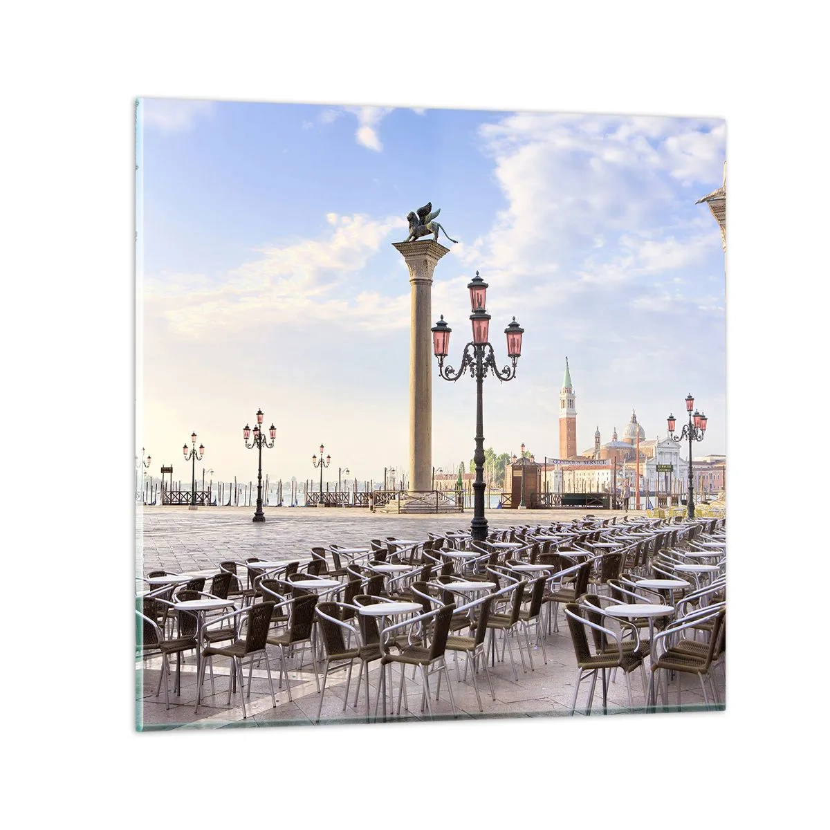 Cuadro sobre vidrio - Impresiones sobre Vidrio - Vamos, todo está listo - 60x60 cm