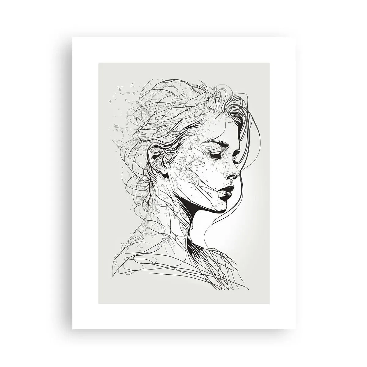 Póster - Retrato de ensueño - 30x40 cm