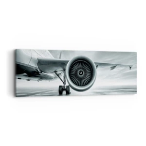 Cuadro sobre lienzo - Impresión de Imagen - Hay poder - 90x30 cm