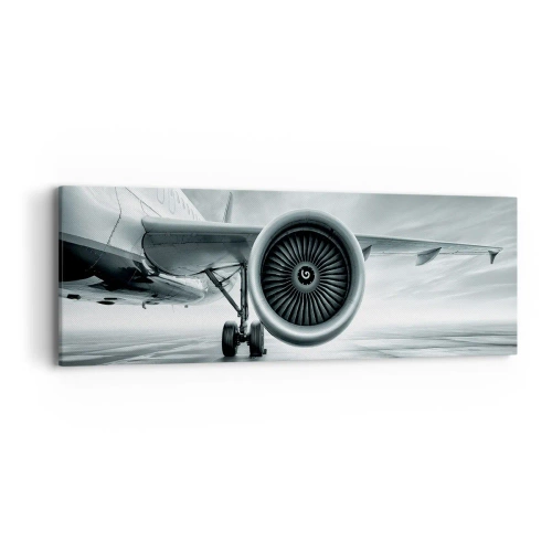 Cuadro sobre lienzo - Impresión de Imagen - Hay poder - 90x30 cm