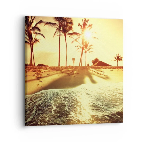 Cuadro sobre lienzo - Impresión de Imagen - Una tarde californiana - 30x30 cm