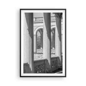 Póster en marco negro - Galería soleada - 61x91 cm
