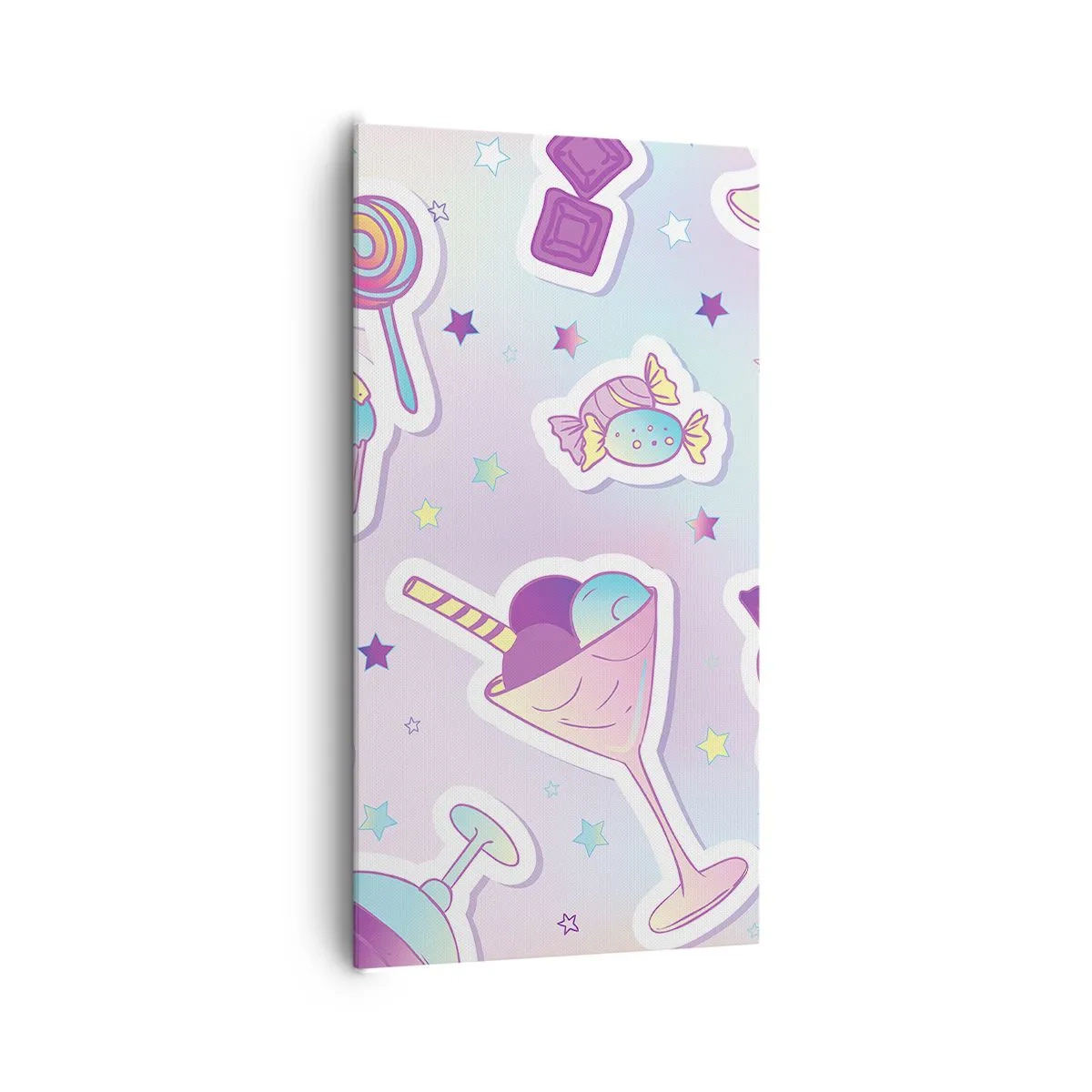 Cuadro sobre lienzo - Impresión de Imagen - Cumplir años todos los días - 65x120 cm