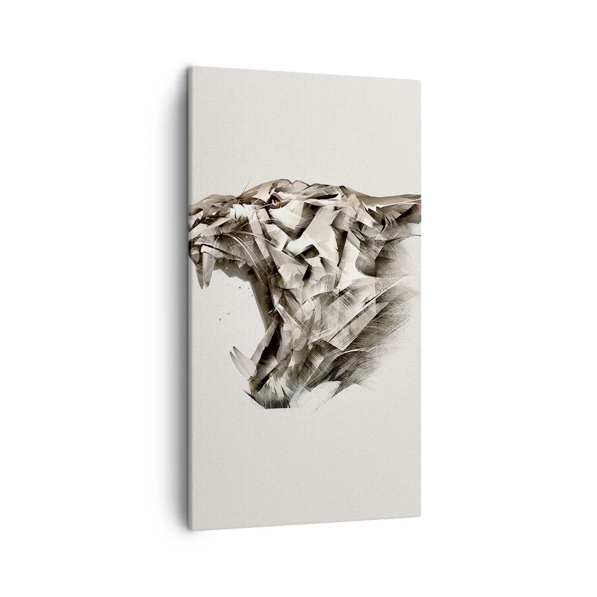 Cuadro sobre lienzo - Impresión de Imagen - Ya sabes quién manda - 45x80 cm