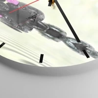 Esfera sin numeración, con rayas