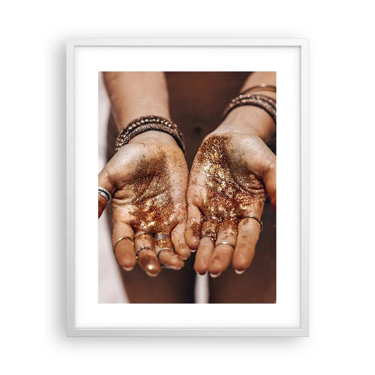 Póster en marco blanco - Un regalo para ti - 40x50 cm