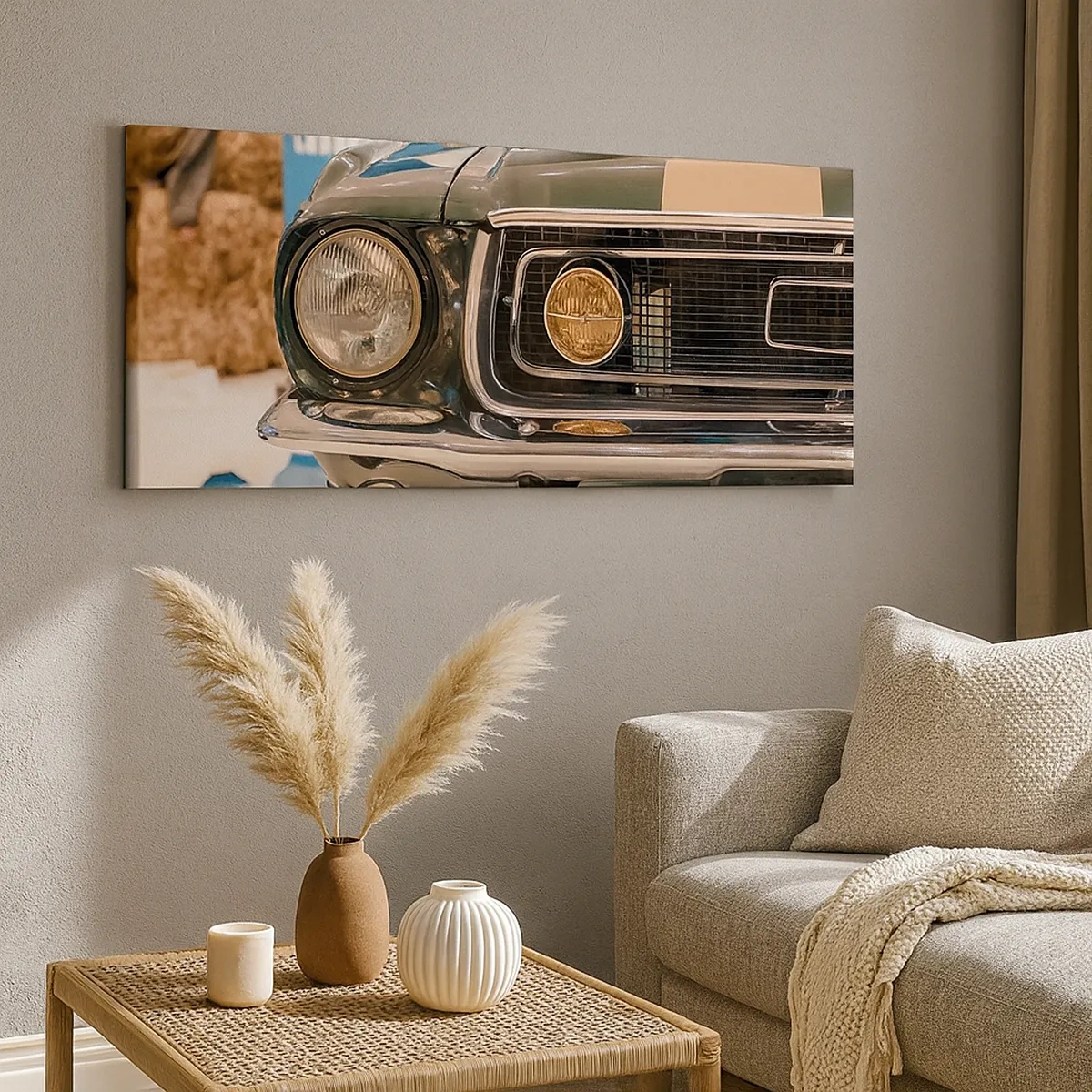 Cuadro sobre lienzo - Impresión de Imagen - Encuentro con una leyenda - 30x30 cm