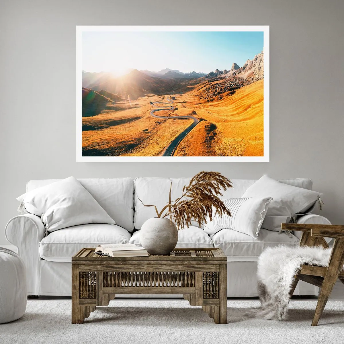 Póster - En un valle dorado - 50x40 cm