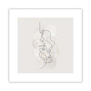 Póster - En un abrazo - 30x30 cm