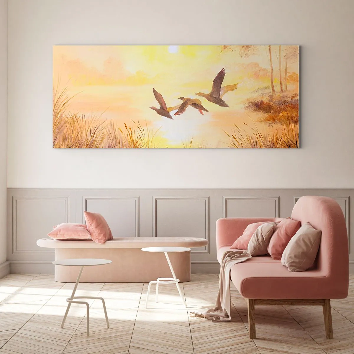 Cuadro sobre vidrio - Impresiones sobre Vidrio - El comienzo de un largo viaje - 100x40 cm