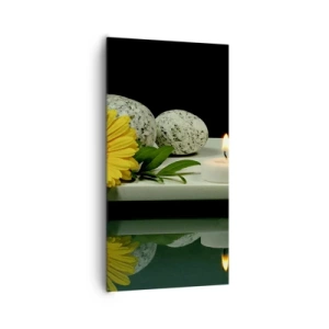 Cuadro sobre lienzo - Impresión de Imagen - Calmar los sentidos - 65x120 cm