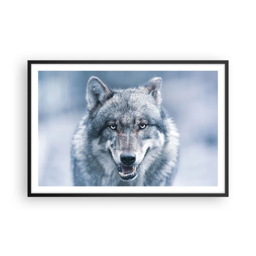 Póster en marco negro - ¿Aceptarás el reto? - 91x61 cm