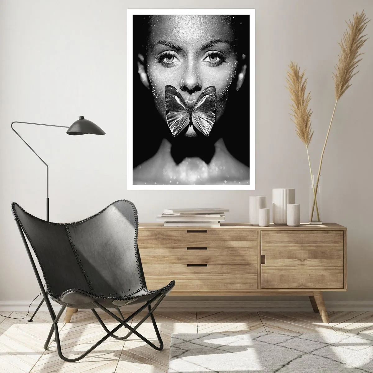 Póster - Beso de mariposa - 40x50 cm