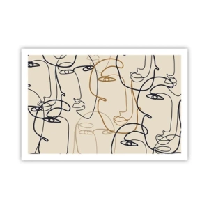 Póster - Retrato multiplicado - 91x61 cm