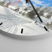 Esfera sin numeración, con rayas