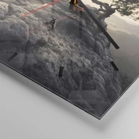 Esfera sin numeración, con rayas