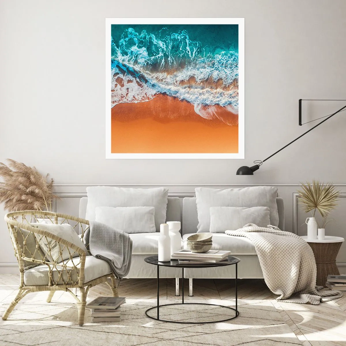 Póster - Siempre a la par - 40x40 cm