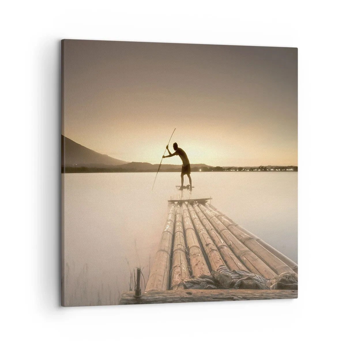 Cuadro sobre lienzo - Impresión de Imagen - Antes del descanso - 50x50 cm