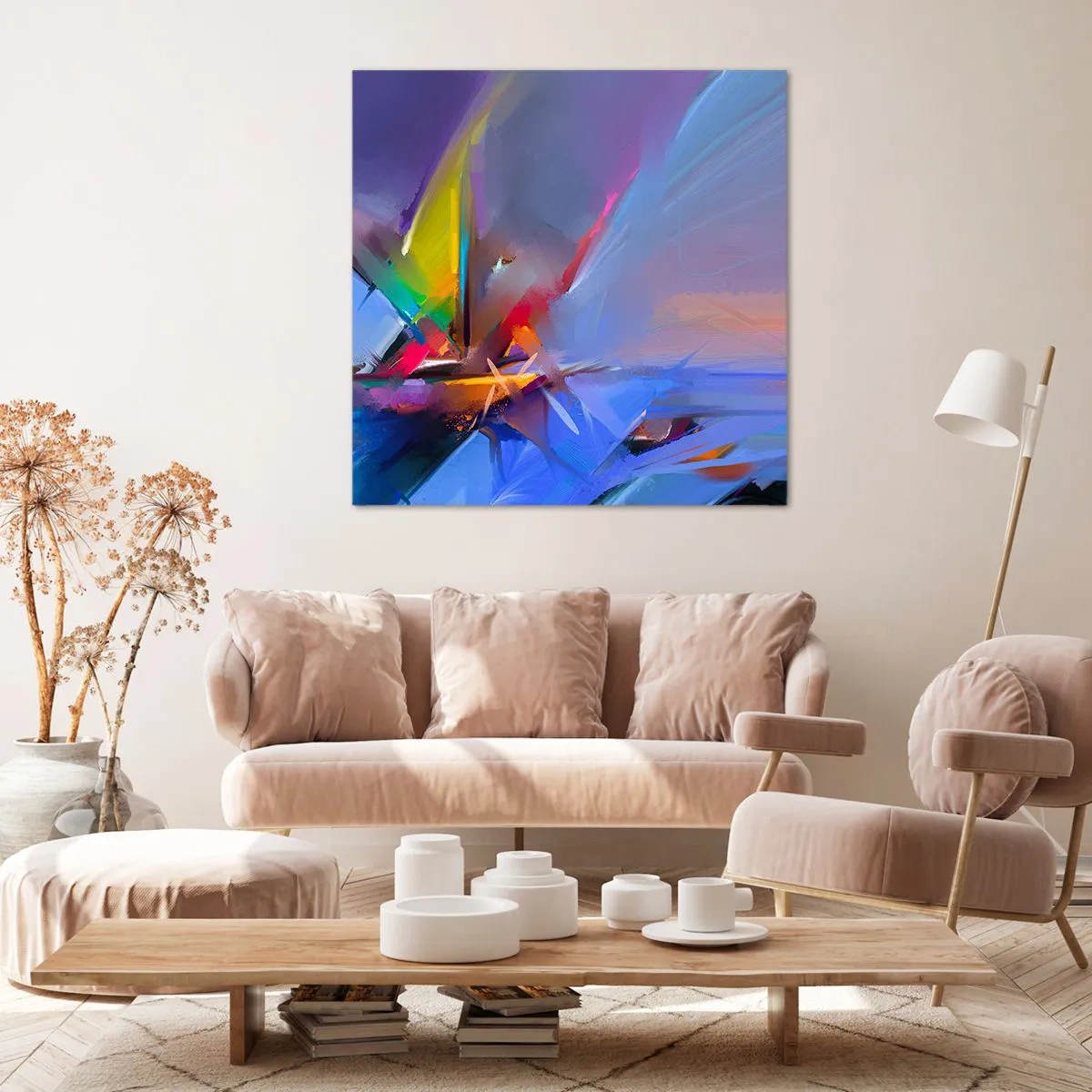 Cuadro sobre lienzo - Impresión de Imagen - Como un pájaro - 50x50 cm