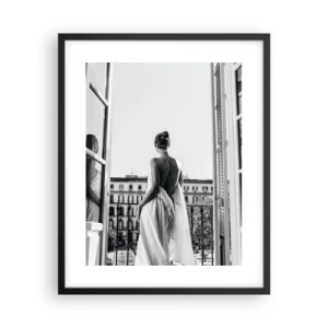 Póster en marco negro - Despertar de los sentidos - 40x50 cm