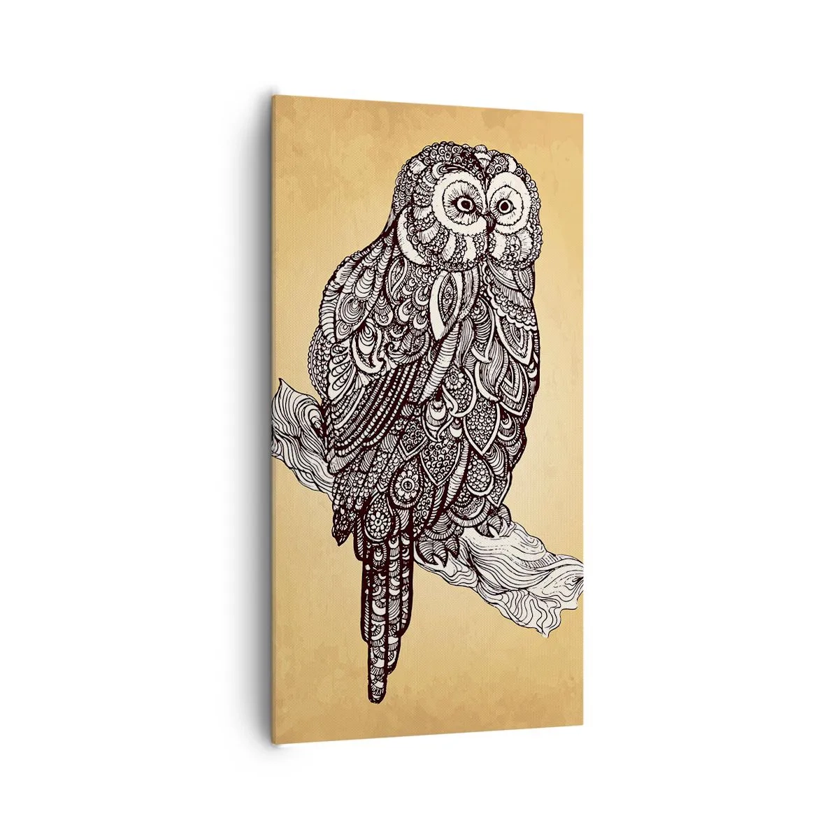 Cuadro sobre lienzo - Impresión de Imagen - Intrincados ornamentos de sabiduría - 65x120 cm