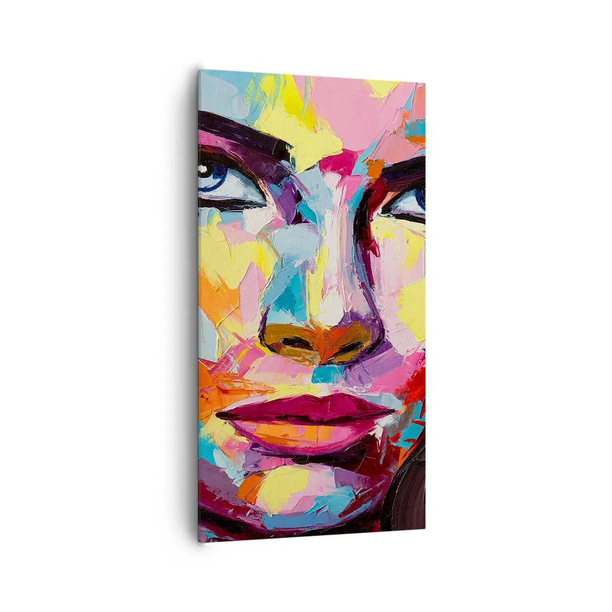 Cuadro sobre lienzo - Impresión de Imagen - Un alma colorida también - 65x120 cm