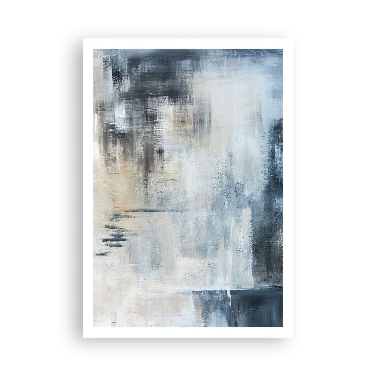 Póster - Detrás de un velo azul - 70x100 cm