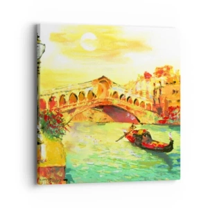 Cuadro sobre lienzo - Impresión de Imagen - Peregrinación de los amantes - 40x40 cm