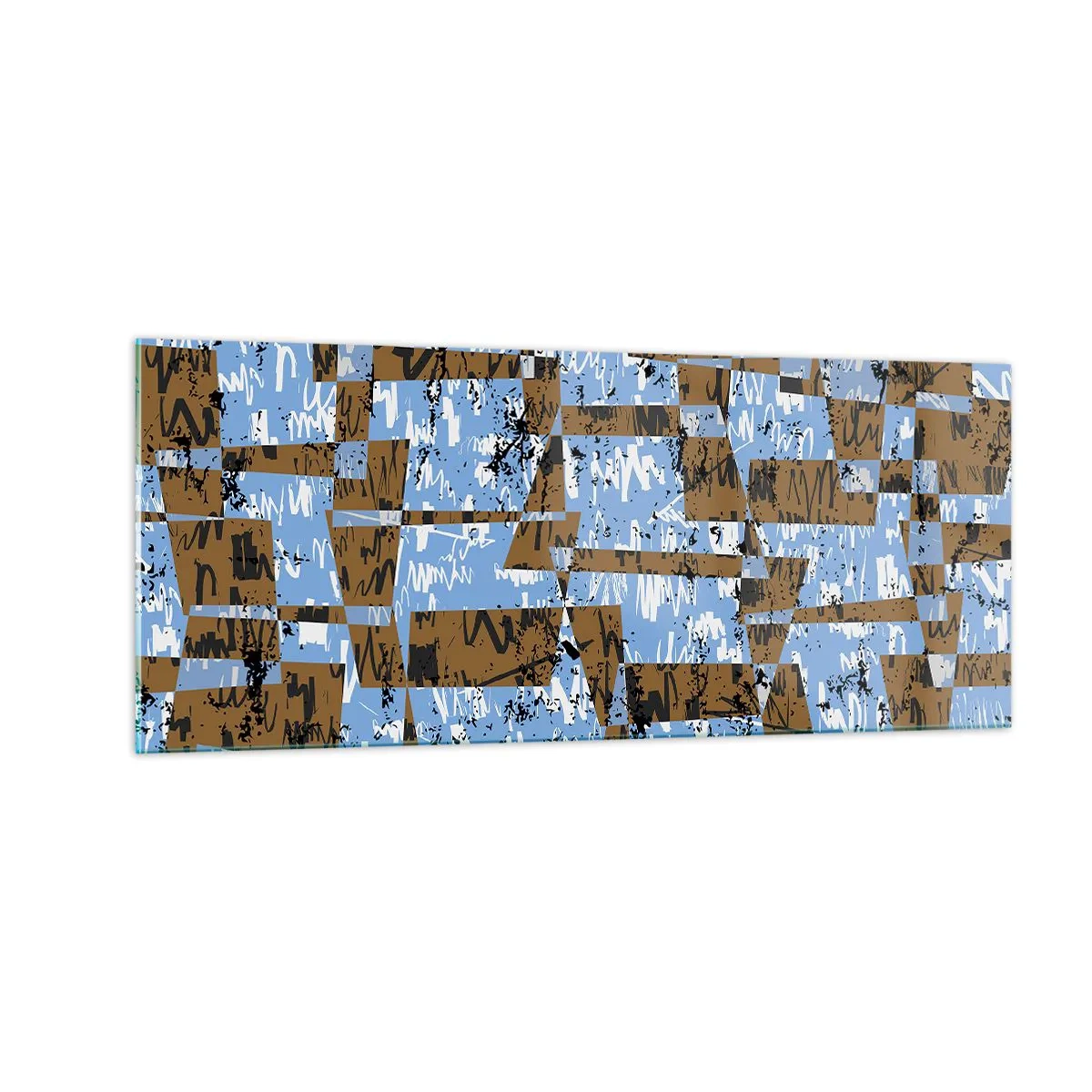 Cuadro sobre vidrio - Impresiones sobre Vidrio - Un recorte del desierto - 100x40 cm