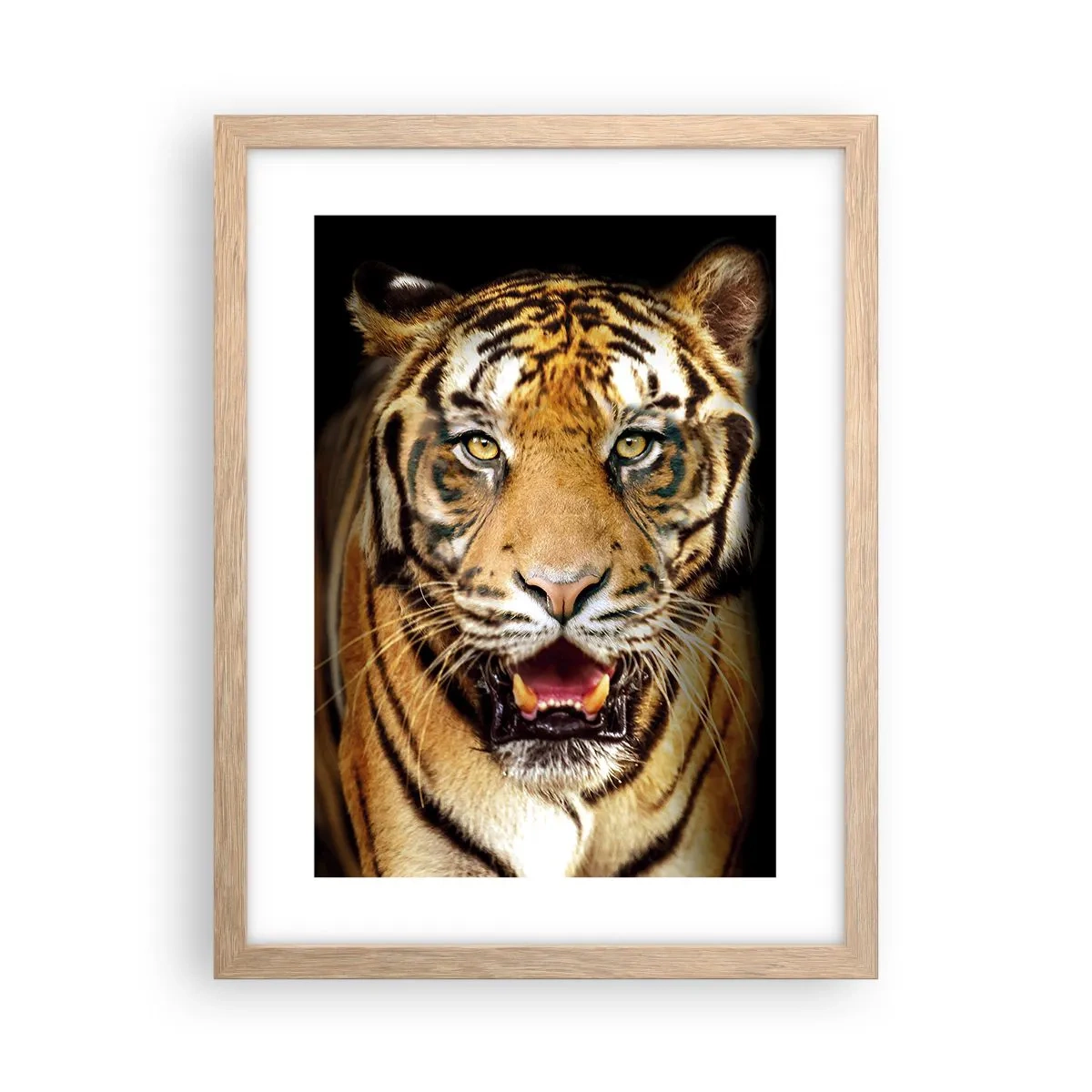 Póster en marco roble claro - Salvaje de corazón - 30x40 cm