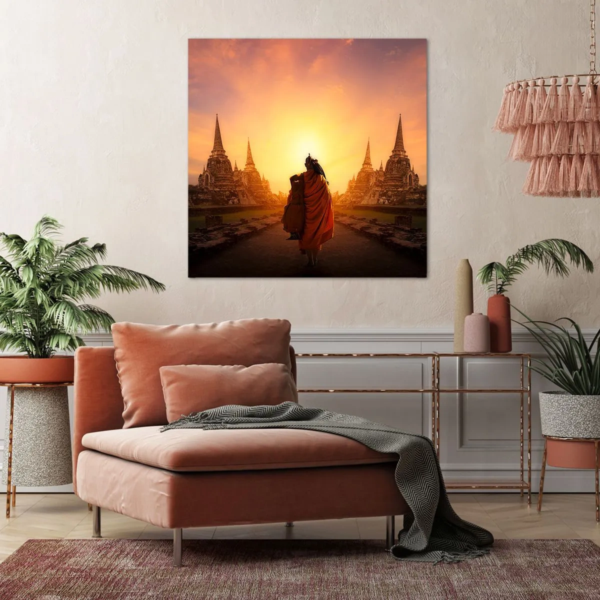 Cuadro sobre lienzo - Impresión de Imagen - En paz por la eternidad - 30x30 cm