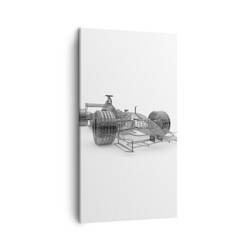 Cuadro sobre lienzo - Impresión de Imagen - Construcción perfecta - el impulso - 45x80 cm