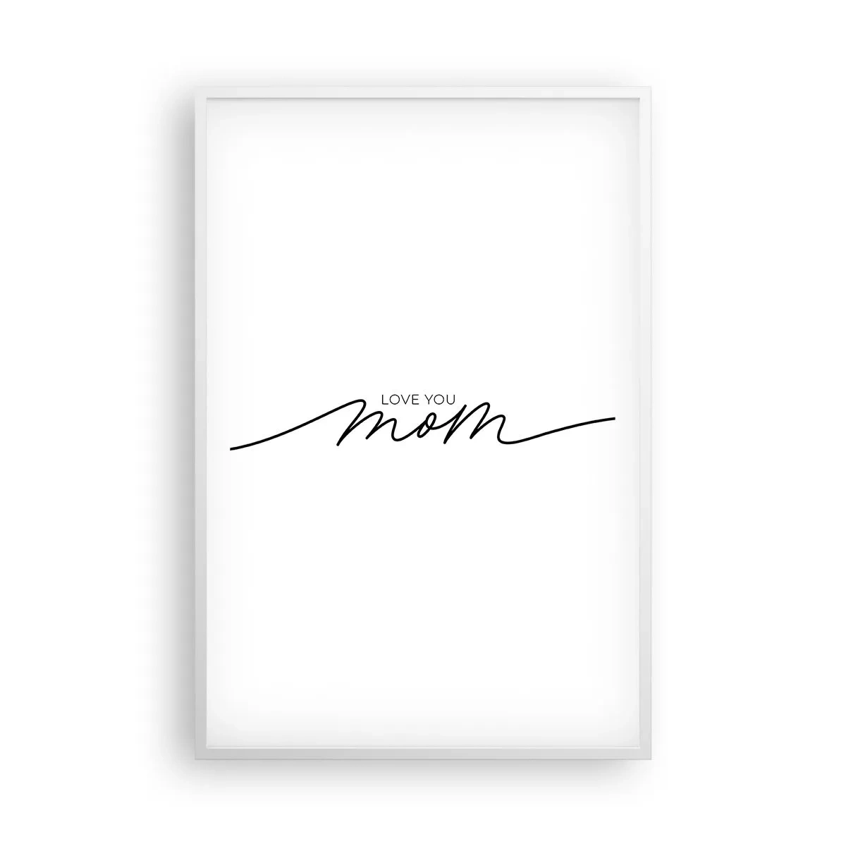 Póster en marco blanco - Gran emoción - 61x91 cm