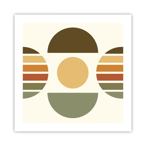 Póster - Los tonos de la tierra - 50x50 cm