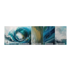 Muestra de fotomural Premium Sand - Portal marino - Océano, Ola, Pedazo - 100x30 cm