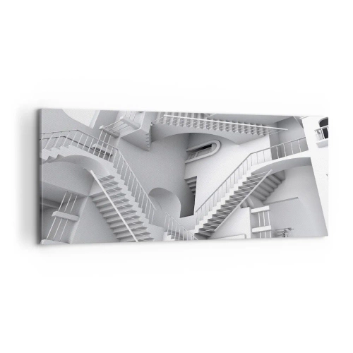 Cuadro sobre lienzo - Impresión de Imagen - Paradojas del espacio - 100x40 cm