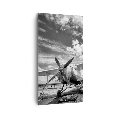 Cuadro sobre lienzo - Impresión de Imagen - No puedo esperar - 55x100 cm