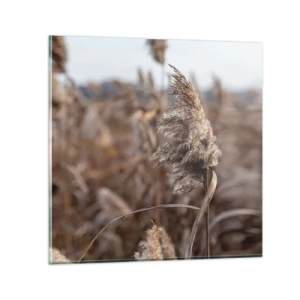 Cuadro sobre vidrio - Impresiones sobre Vidrio - Es hora de volar con el viento - 40x40 cm