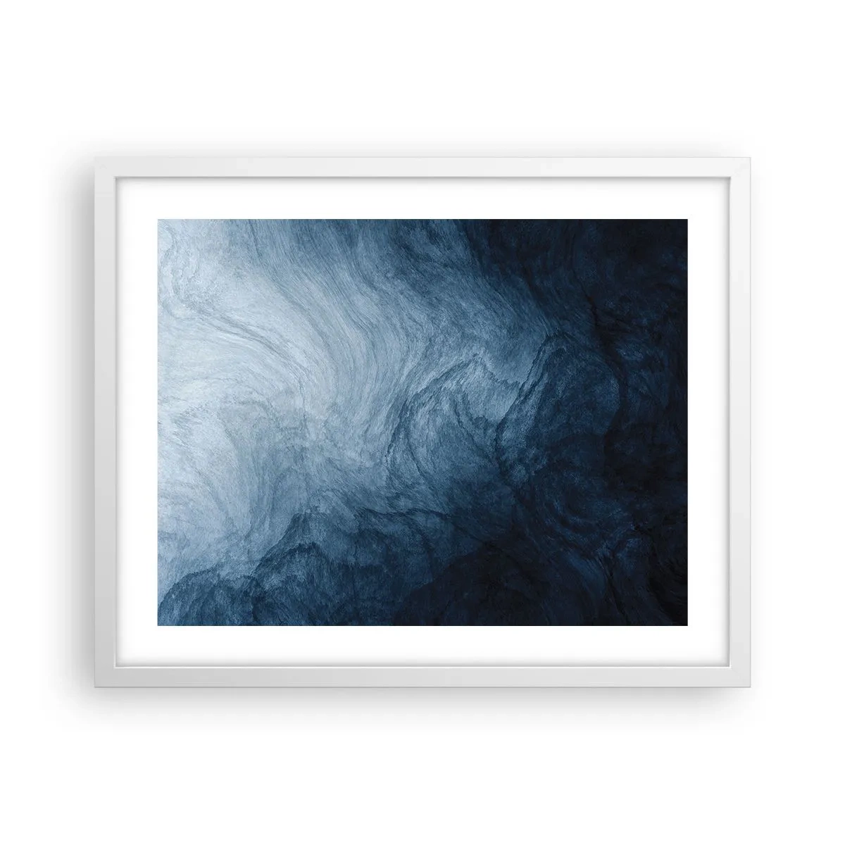 Póster en marco blanco - En las profundidades - 50x40 cm