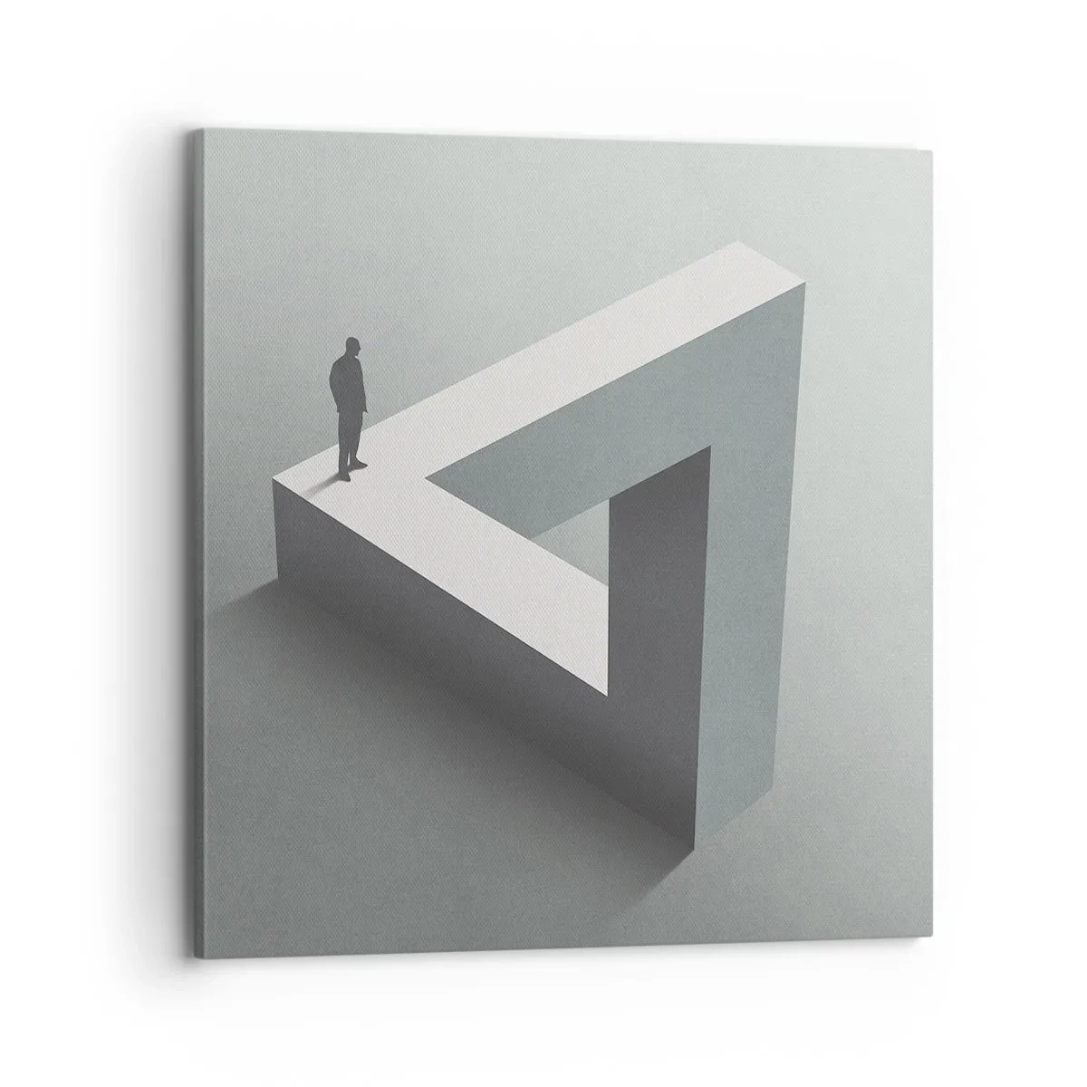 Cuadro sobre lienzo - Impresión de Imagen - Y, sin embargo, es posible - 70x70 cm