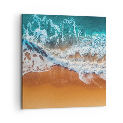 Cuadro sobre lienzo - Impresión de Imagen - Siempre a la par - 60x60 cm