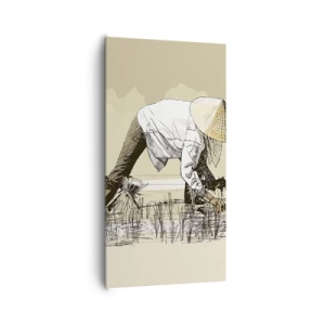Cuadro sobre lienzo - Impresión de Imagen - De una cosecha exitosa - 65x120 cm