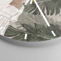 Esfera sin numeración, con rayas