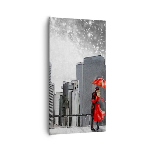 Cuadro sobre lienzo - Impresión de Imagen - Amor en la jungla urbana - 65x120 cm