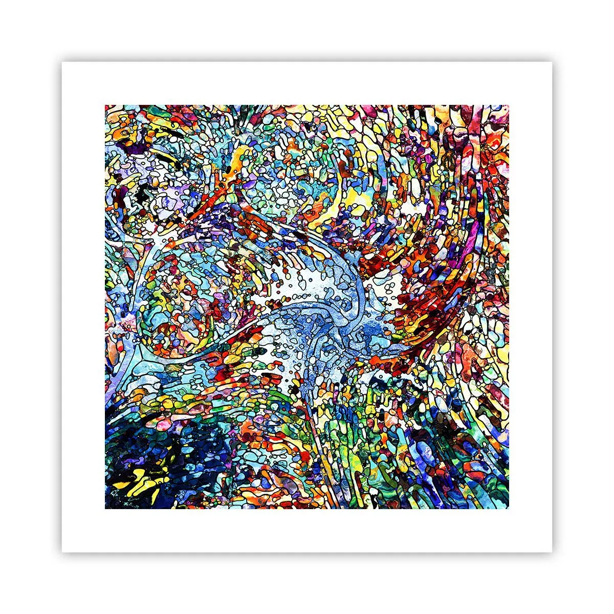 Póster - Vidriera - 40x40 cm