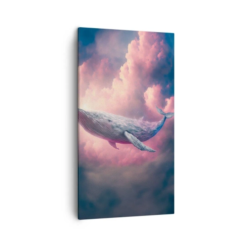 Cuadro sobre lienzo - Impresión de Imagen - La reina de los mares asciende - 45x80 cm