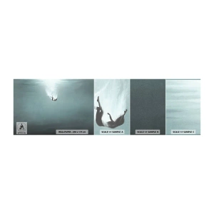 Muestra De Fotomural Standard Eco - En el abrazo del océano - Agua, Minimalismo, Submarino - 100x30 cm