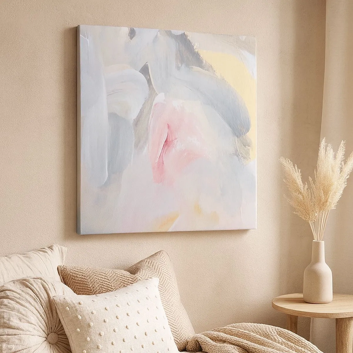 Cuadro sobre lienzo - Impresión de Imagen - En un mundo de colores pastel - 30x30 cm